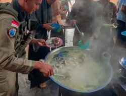 Personel Ops Damai Cartenz Rayakan Lebaran di Sugapa dengan Kebersamaan dan Solidaritas