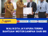 Wali Kota Jayapura Terima Bantuan Motor Sampah Dari BRI