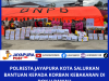 Polresta Jayapura Kota Salurkan Bantuan kepada Korban Kebakaran di Dok V Bawah