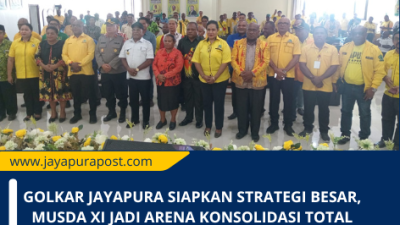 Golkar Jayapura Siapkan Strategi Besar, Musda XI Jadi Arena Konsolidasi Total