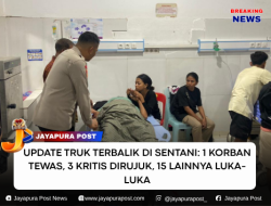 Update Truk Terbalik di Sentani: 1 Korban Tewas, 3 Kritis Dirujuk, 15 Lainnya Luka-Luka