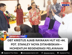 GBT Kristus Ajaib Rayakan HUT ke-44, Pdt. Stanley Noya Ditahbiskan—Momentum Regenerasi Pelayanan