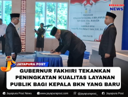 Gubernur Fakhiri Tekankan Peningkatan Kualitas Layanan Publik Bagi Kepala BKN Yang Baru Dikukuhkan