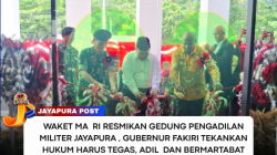 Waket MA  RI Resmikan Gedung Pengadilan Militer, Gubernur Fakiri Tekankan Hukum Harus Tegas, Adil, dan Bermartabat