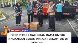 DPRP Peduli, Salurkan Bama Untuk Ringankan Beban Warga Terdampak Di Sentani