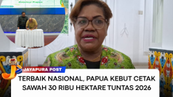Terbaik Nasional, Papua Kebut Cetak Sawah 30 Ribu Hektare Tuntas 2026