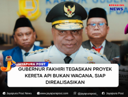 Gubernur Fakhiri Tegaskan Proyek Kereta Api Bukan Wacana, Siap Direalisasikan