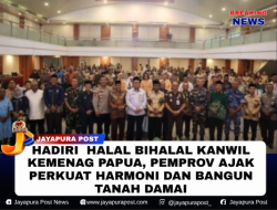 Hadiri  Halal Bihalal Kanwil Kemenag Papua, Pemprov Ajak Perkuat Harmoni Dan Bangun Tanah Damai