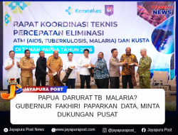Papua Darurat TB–Malaria? Gubernur  Fakhiri Paparkan Data, Minta Dukungan Pusat