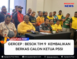 Gercep : Besok Tim 9 Kembalikan Berkas Calon Ketua PSSI