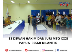 58 Dewan Hakim dan Juri MTQ XXXI Papua Resmi Dilantik